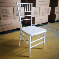 White Color Acrylic Chiavari Wedding Chair Hotel Chairs Sillas Tiffany Chairs