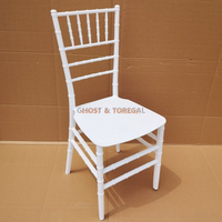 Quality Monoblock Chair Plastic Chiavari Chair Wedding Sillas Tiffany Chairs for Events