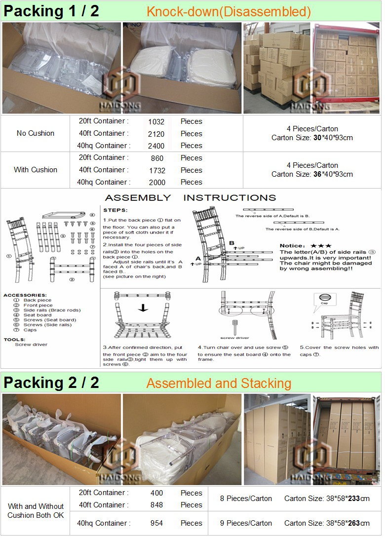 PC Chiavari Chair Packing 1