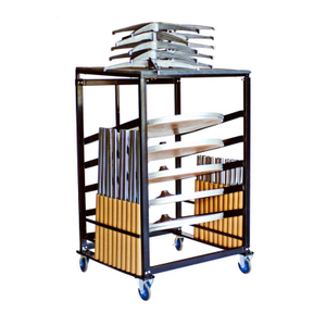 Round Cocktail Table Cart Trolley