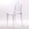 Outdoor Transparent Acrylic Clear Resin Ghost Chair Plastic Victoria Armless Chairs