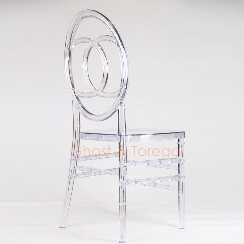 Outdoor Furniture Plastic Wedding Chair Acrylic Pisces Banquet Chairs for Events Rental