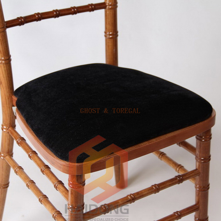 Wholesale Quality Velvet Cushions Cover for Outdoor Dining Chairs Velvet Seat Pads Chiavari Chair