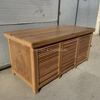 Commercial Foldable Antique Buffet Sideboard Reception Tables Portable Solid Wooden Buffet Tables for Events