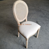Antique Wood Ghost Louis Dining Rattan XV Chairs Classic Hotel Furniture