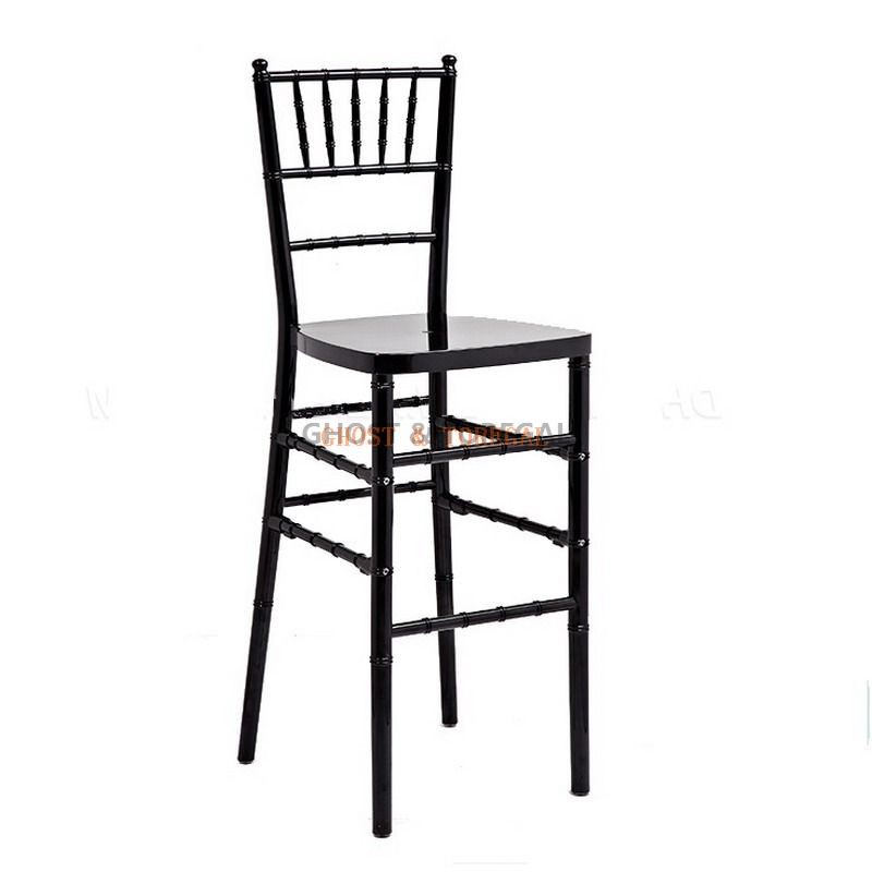 Cheap Solid Wooden Chiavari Chair Bar Furniture Mahogany Wedding Chiavari Barstool Chairs Wholesale