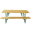 Heavy Duty Wooden Folding Beer Pong Table Bench Set for Outdoor Picnics Courtyards Modern for Party Dining Events Hotel Use