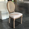 Antique Wood Ghost Louis Dining Rattan XV Chairs Classic Hotel Furniture