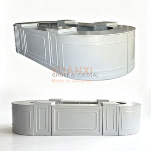 Modular Curved Event Bar Counter U Shape Portable Detachable Cocktail Bar for Wedding Banquet Outdoor Party Event Rental Business