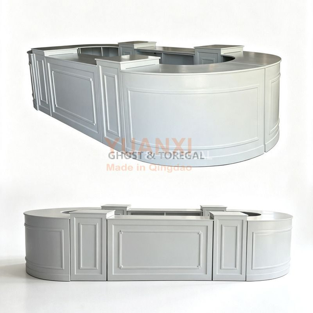 Modular Curved Event Bar Counter U Shape Portable Detachable Cocktail Bar for Wedding Banquet Outdoor Party Event Rental Business