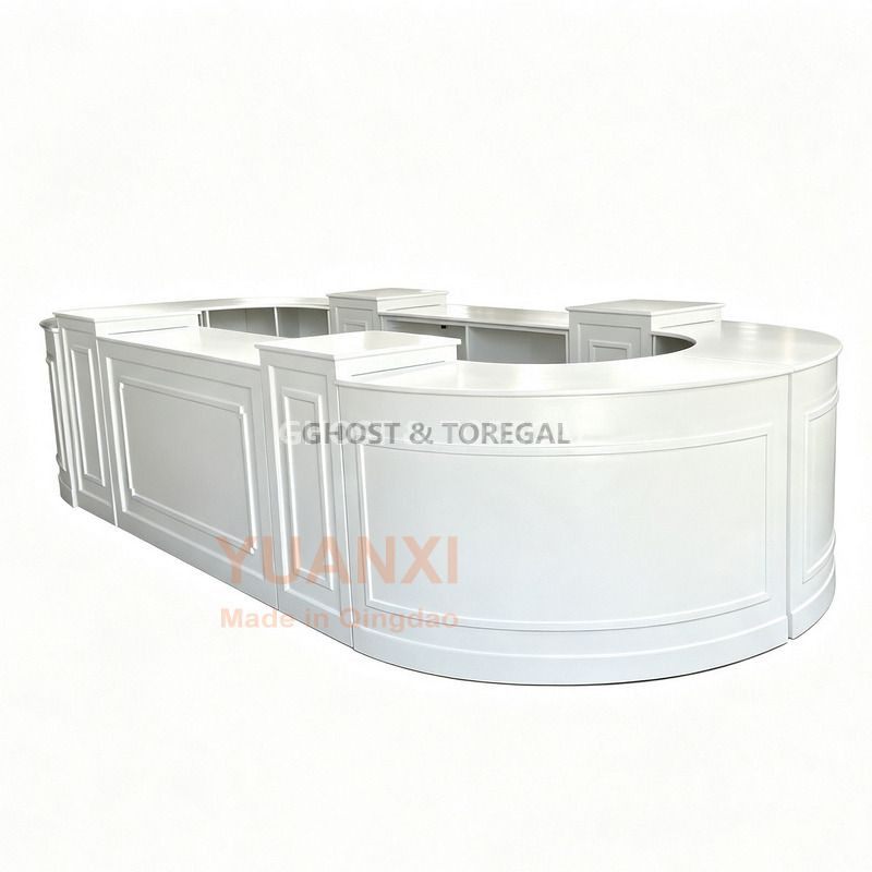 Modular Curved Event Bar Counter U Shape Portable Detachable Cocktail Bar for Wedding Banquet Outdoor Party Event Rental Business