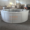 Modular Full Circle Wooden Event Bar Counter Curved Reception Bar for Outdoor Party Rental